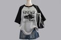 Vintage Raglan Graphic Tee