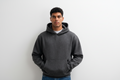 Dark Charcoal Oversized Pullover Hoodie