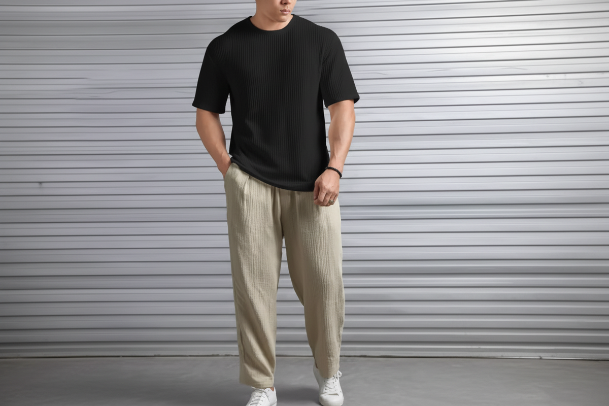 Veyronix™ Textured Comfort Tee – Men’s Casual Fit