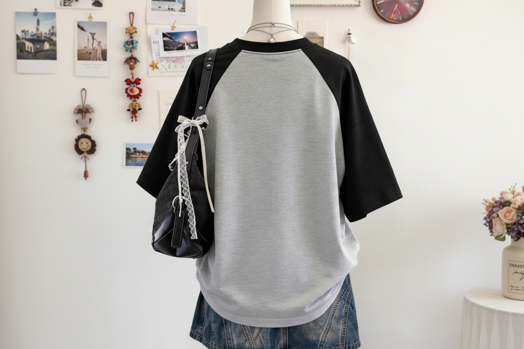 Vintage Raglan Graphic Tee
