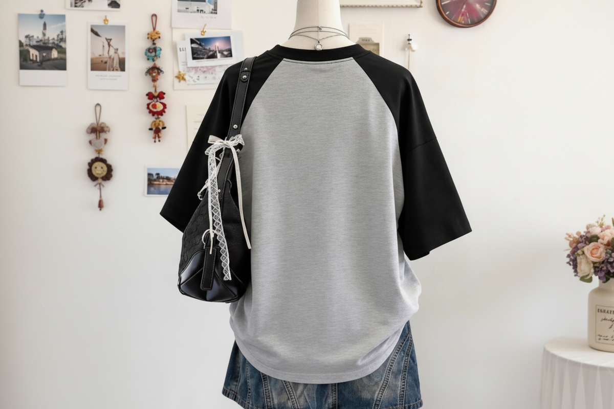 Vintage Raglan Graphic Tee