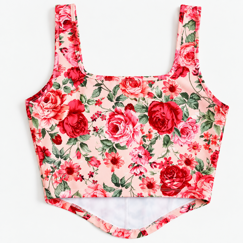 Floral Bloom Corset Top